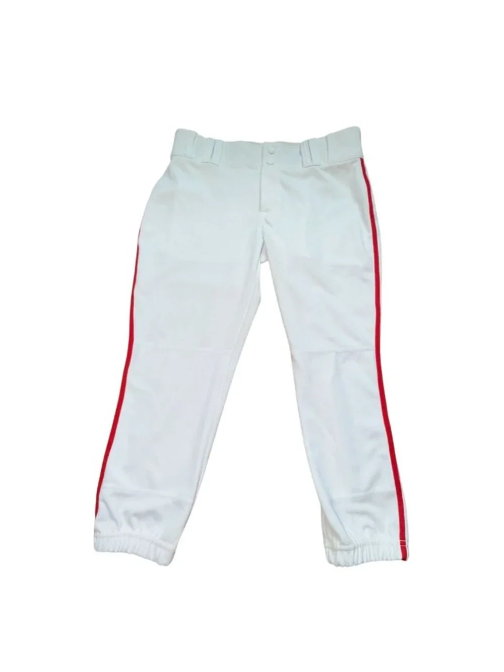 Champro Womens Softball Knickers/Pants-White/Red-M-GUC